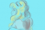 "Lynette with a Blonde Wig"