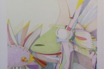 fein_Under the Leaves_colored pencil