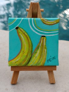 Banana with Natural Easel